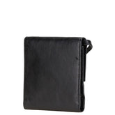 バレンシアガ Bロゴ 三つ折り財布 580037 ブラック レザー メンズ BALENCIAGA 【中古】